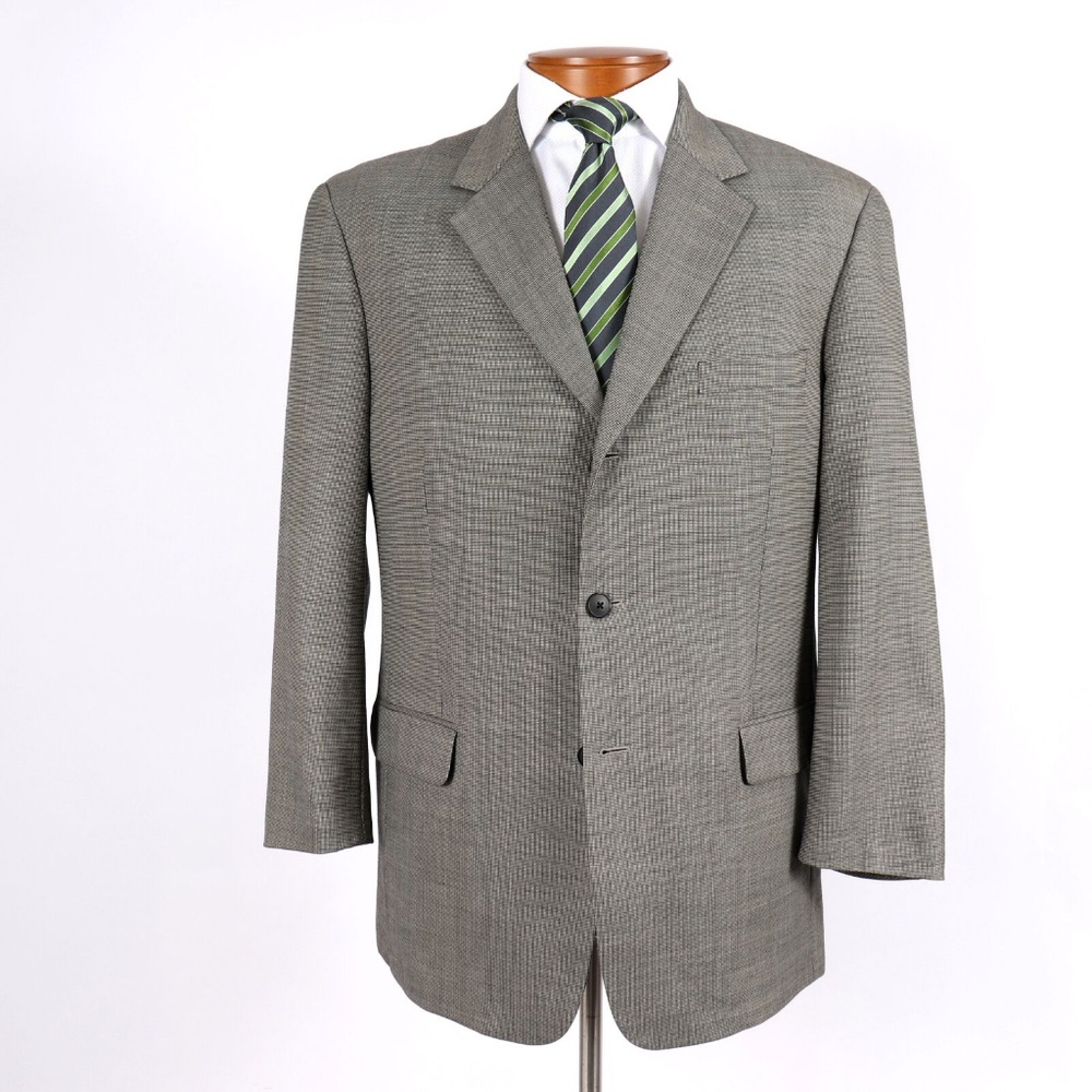 Alfani 42R Gray Micro Pattern Blazer Sport Coat